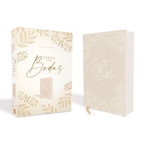 Rvr60, Santa Biblia Para Bodas, Tapa Dura/Tela, Caja de Regalo, Palabras de Jesú